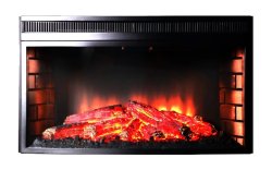 Каминокомплект Interflame Памир сланец с очагом Panoramic 33W LED FX темный дуб