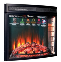 Каминокомплект Interflame Экстер темный дуб с очагом Panoramic 28 LED FX
