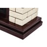 Каминокомплект Firelight Bricks 30 с очагом Electrolux EFP/P-3020LS камень бежевый/шпон темный дуб