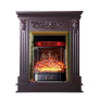 Каминокомплект Interflame Берта Люкс с очагом Majestic FX M Brass темный дуб