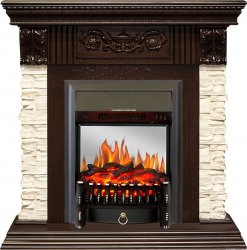 Каминокомплект Royal Flame Luxemburg с очагом Fobos FX M Black