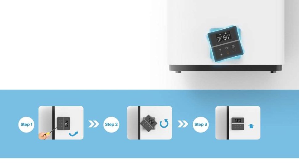 Накопительный электрический водонагреватель Midea MWH-3020-FED Stream